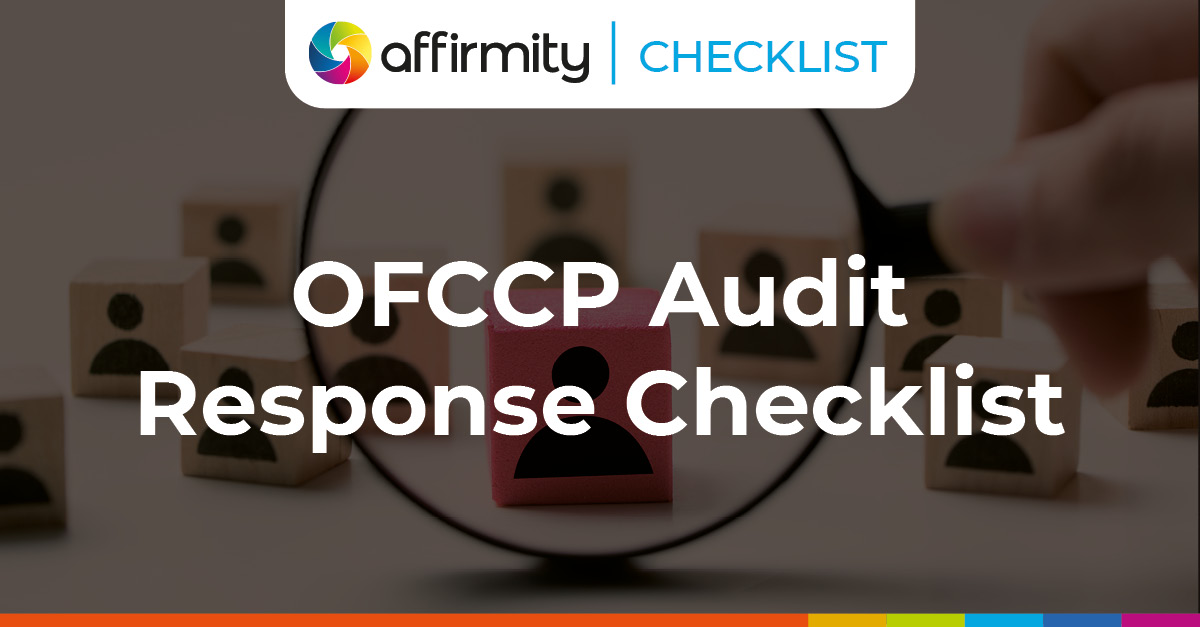 Affirmity OFCCP Audit Response Checklist Advice on the Full Process