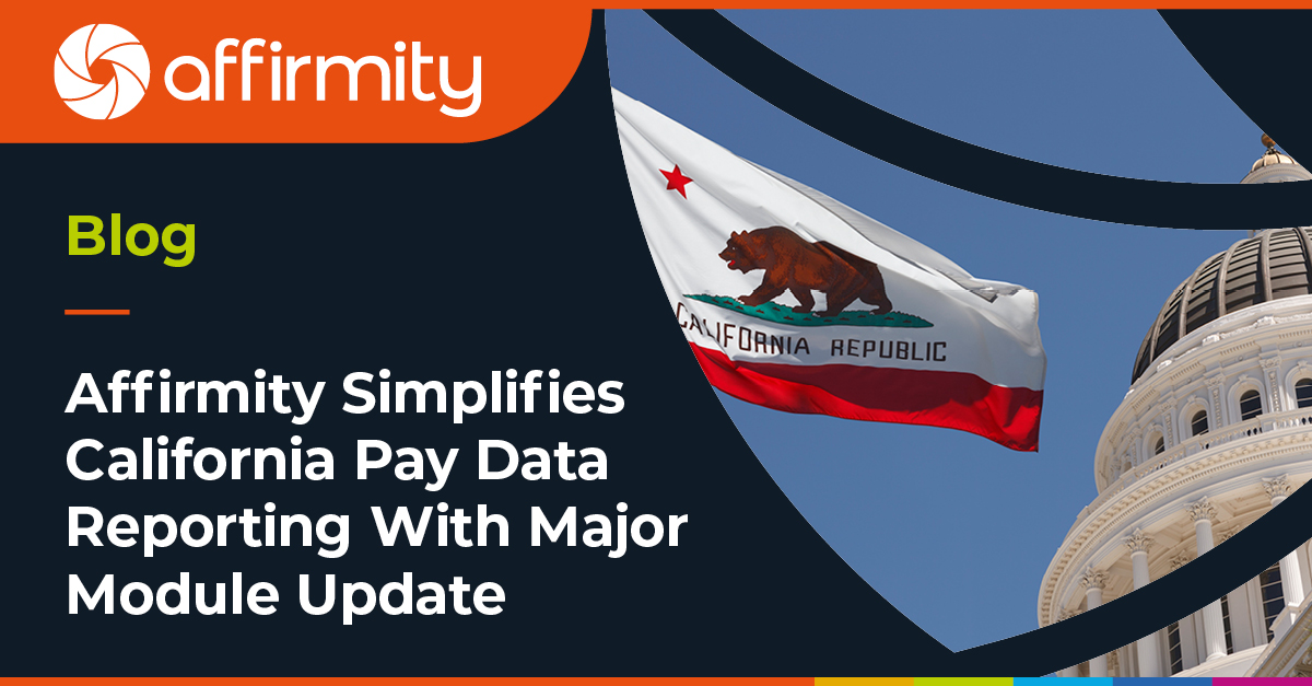 Affirmity California Pay Data Reporting Simplified By Major Module Update