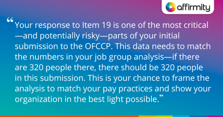 Affirmity | What Are The 26 Items On The OFCCP’s Scheduling Letter?